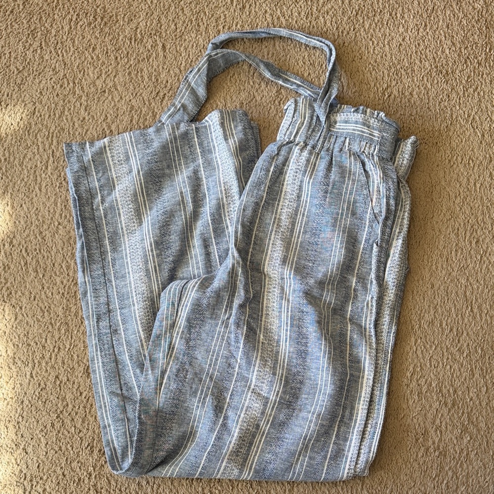 Striped Blue and White pants